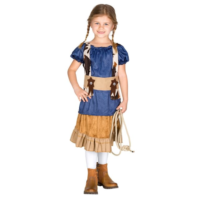 Cowgirl Wynonna kostume - 152 (12-14y)