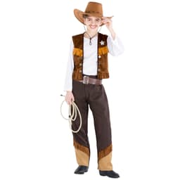 tectake Maskeraddräkt Pojke Cowboy Luke