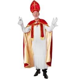 St. Nikolaus kostume i klassiske farver - XL