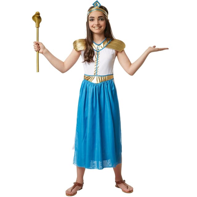 Prinsesse Amneris børnekostume - 128 (7-8y)