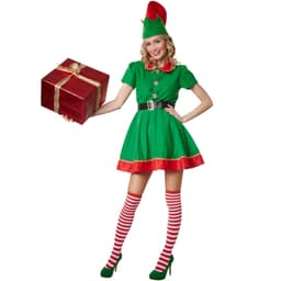 Flittig nisse kostume - XXL