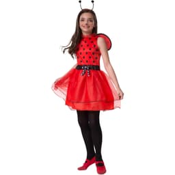 Mariehøne Mariella børnekostume - 116 (5-6y)