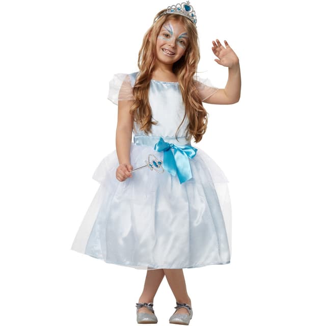 Isprinsesse børnekostume - 116 (5-6y)