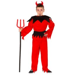 Lille djævel børnekostume Halloween - 128 (8-10y)