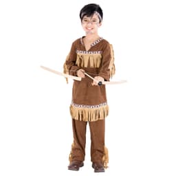 Indianeren Sorte Fugl kostume - 116 (5-7y)