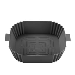 Silikonskål til Air Fryer 16,5x19,5 cm Grey