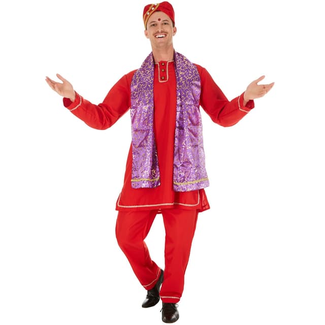 tectake Maskeraddräkt Indisk man