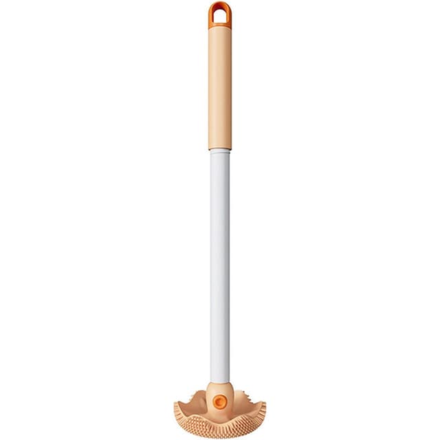 Blæksprutteformet børste toiletbørste med håndtag Orange