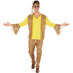 tectake Maskeraddräkt Herr Hippie Franco