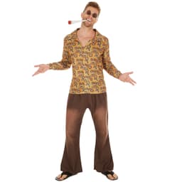 tectake Maskeraddräkt Herr Hippie John