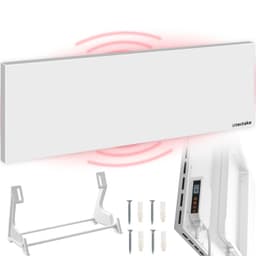 tectake Infravärmare med termostat och tippskydd - 550 W