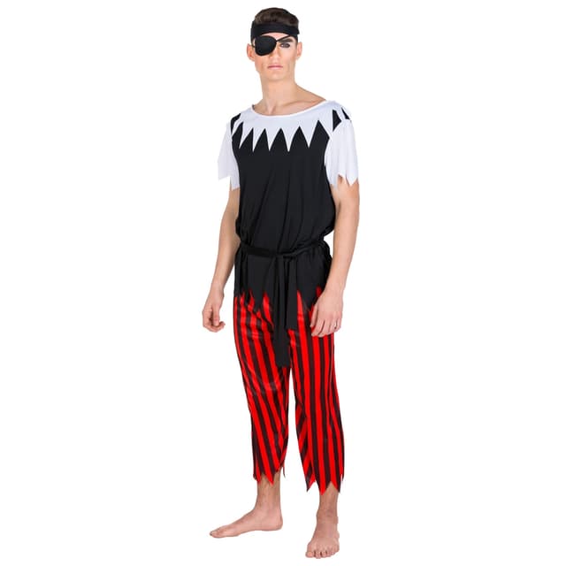 Piratkongen Piratus kostume - XL