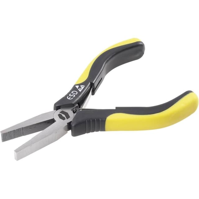 ESD Flat tång Rak 130 mm TOOLCRAFT TO-7273938