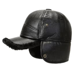 Vinterlue - Caps med øreklaffer Grå M