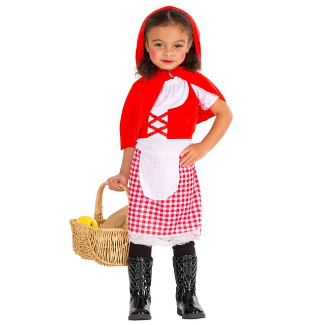 Rødhætte børnekostume - 140 (10-12y)