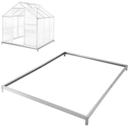 tectake Fundament til drivhus 190 x 190 x 12 cm