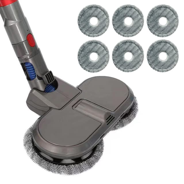 Moppmunstycke med 6 st moppdynor för Dyson V11/V10/V15/V8/V7