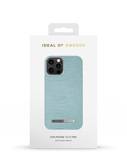 Atelier Case iPhone 12 / 12 Pro Soft Blue Croco