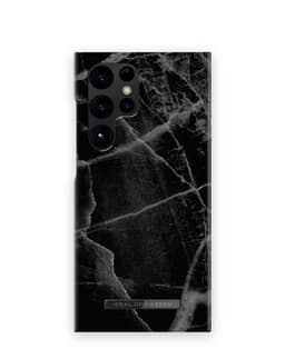 Printed Case Galaxy S23U Black Thunder Marble