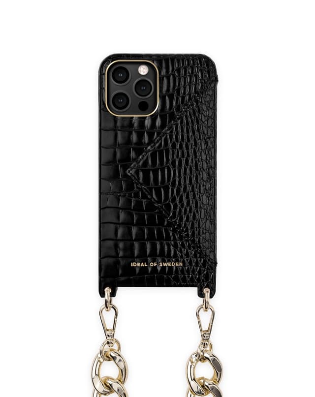 Necklace Case iPhone 12 Pro Max Neo Noir Croco