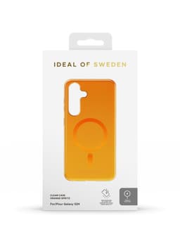 Clear Case MagSafe Galaxy S24 / S25 Orange Spritz