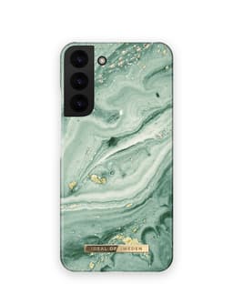 Printed Case Galaxy S22 Plus Mint Swirl Marble