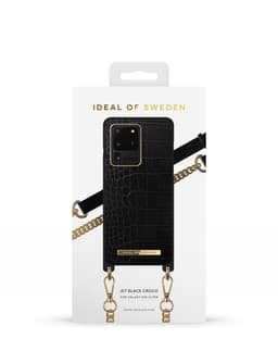 Necklace Case Galaxy S20 Ultra Jet Black Croco