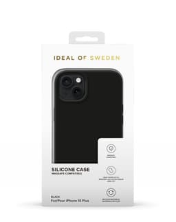 Silicone Case MagSafe iPhone 15 Plus Black