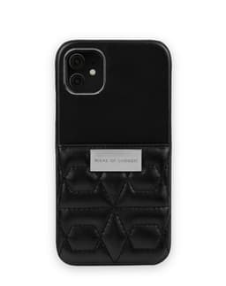 Statement Case iPhone 11 / XR Quilted Black Mini Pocket