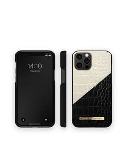 Atelier Case iPhone 12 Pro Max Cream Black Croco