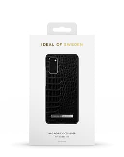 Atelier Case Galaxy S20 Neo Noir Croco Silver