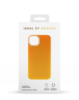 Clear Case iPhone 15 Plus Orange Spritz