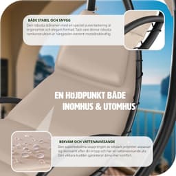 Maja riipputuoli - beige