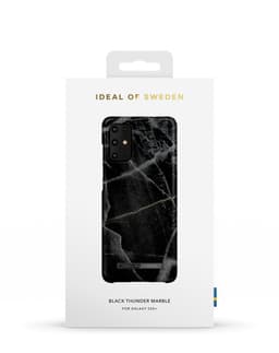 Printed Case Galaxy S20 Plus Black Thunder Marble