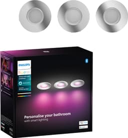 Philips Hue Xamento infälld spotlight 4.2 W, GU10 (3-pack)