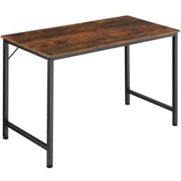tectake Skrivbord Jenkins - Industriellt mörkt trä, rustikt, 120 cm