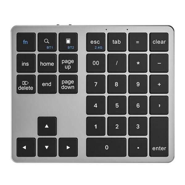 34-tasters numerisk Bluetooth-tastatur med lang batterilevetid