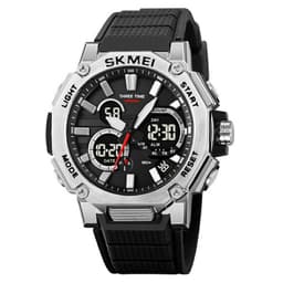 SKMEI Multi Digital Armbåndsur Clock Night Vision Electronic - Sølv