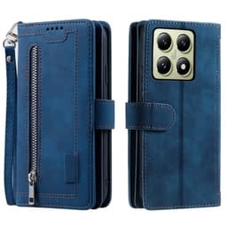 Xiaomi 14T Pro Kuori Vetoketjutaskulla ja 9 Korttipaikalla