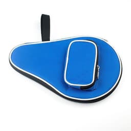 Bordtennisbatetui, bærbart bordtennisbatetaske Sort
