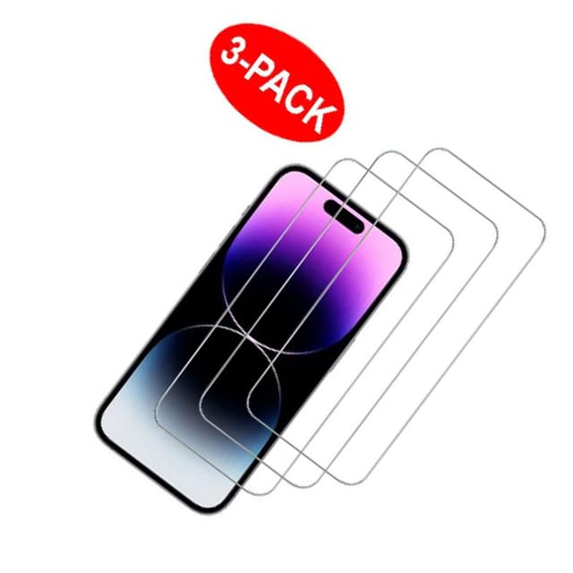 IPhone 15 Pro Skärmskydd i Härdat Glas 3-pack