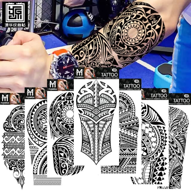 7-pack Vattentäta Temporära Tatueringar