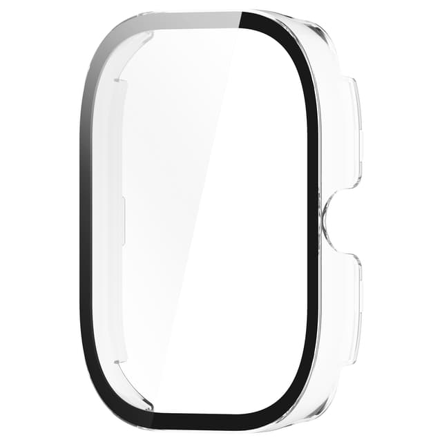 Full dekning PC-deksel med skjermbeskytter for Redmi Watch 4 Gjennomsiktig