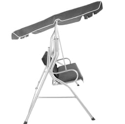 tectake Hængesofa 185x110x160cm 185 x 110 x 160 cm Grå