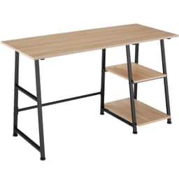 tectake Skrivbord Paisley 120x50x73,5cm - Industriellt lätt trä, ek Sonoma