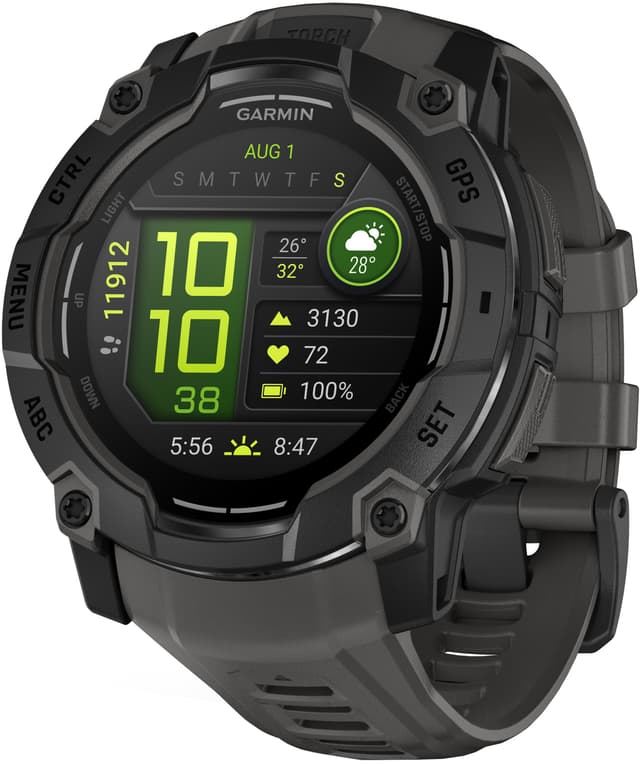 Instinct 3 smartwatch 50 mm (svart/kol)
