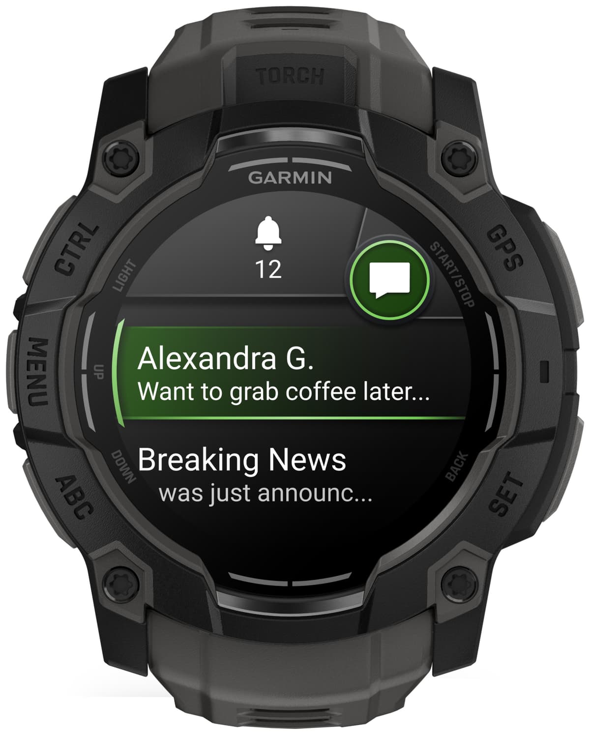 Sort Kul Garmin Instinct 3 smartur 50mm (sort/kul) | Elgiganten