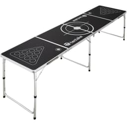 Beer pong bord Tijuana - svart/hvit
