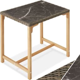 tectake Rotting barbord Kutina 96x65x100cm - natur