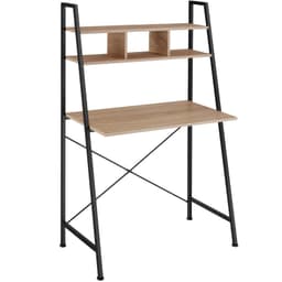 tectake Skrivbord Exeter 85,5x46,5x140cm - Industriellt lätt trä, ek Sonoma